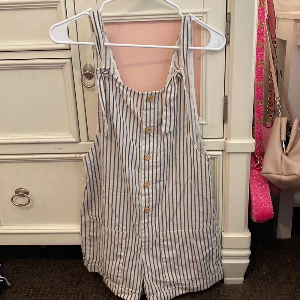 precious little boutique stripped overalls!